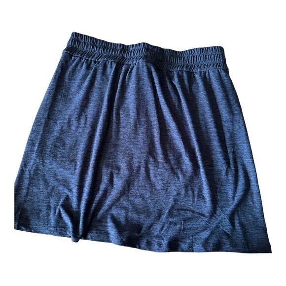 Kyodan | Blue Marled Pull On Drawstring Skort Built in Shorts with Pockets | S - Picture 2 of 4